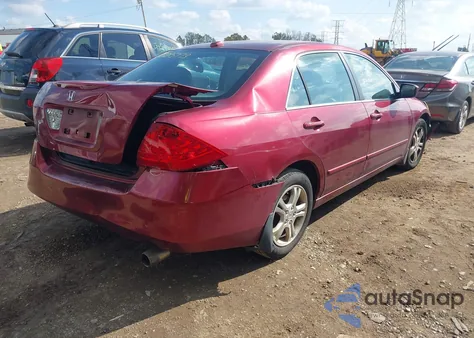 2006 Honda Accord 2.4 Ex z USA, uszkodzony, nr VIN 1HGCM56846A041599
